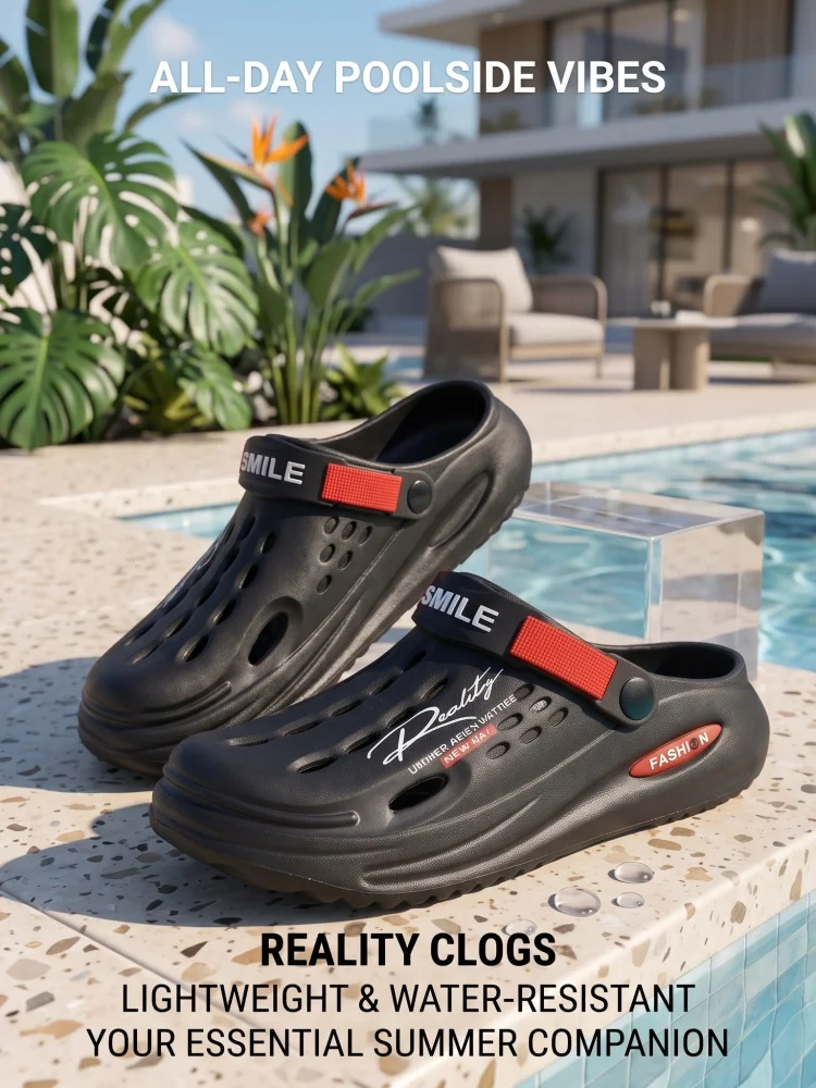 Women Men Couple EVA Clogs Summer Thick Sole Casual Fashion Shoes Indoor Outdoor Sports Vacation Commuting