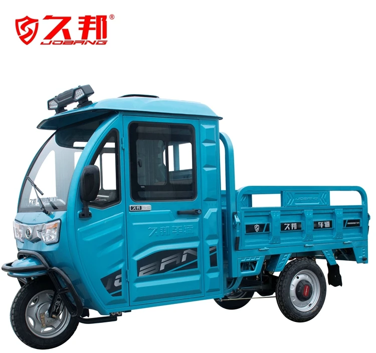 Sell Well New Type Front 375-12/rear 400-12 Lead-acid Popular Electric Closed Ride Cargo Tricycle Trike