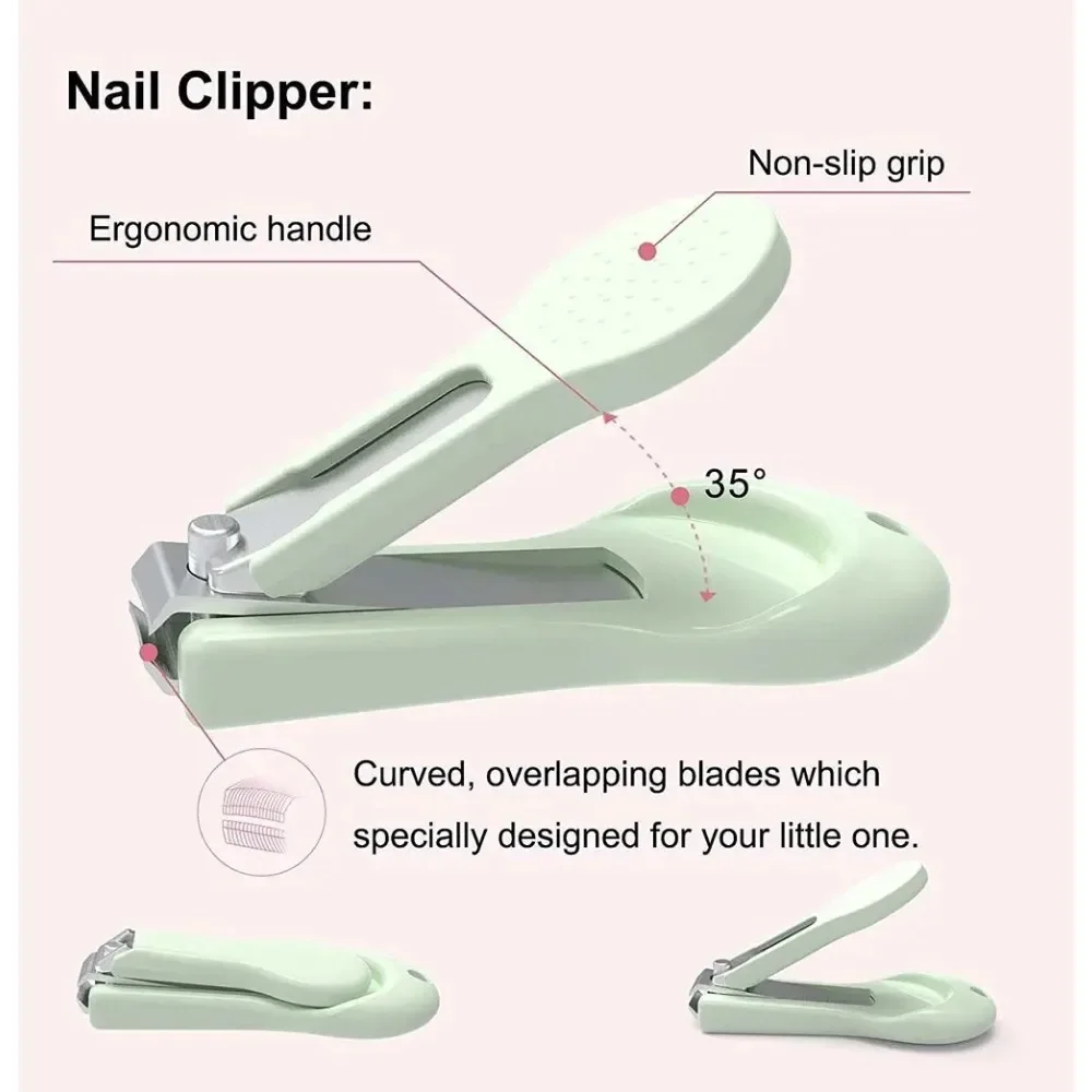 4 ชิ้นคุณภาพสูงชุดแต่งเล็บน่ารักกรรไกรตัดแฟ้มกรูมมิ่งเล็บชุดกรรไกรตัดเล็บเด็กเครื่องตัดสําหรับทารกแรกเกิด