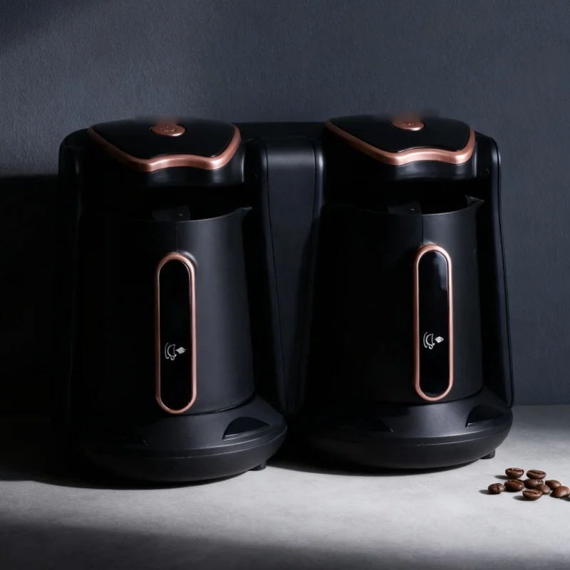 Coffee Brewing Turkish Maker Machine 800W Electric Adjustable Temperature With Dual Pots view 3
