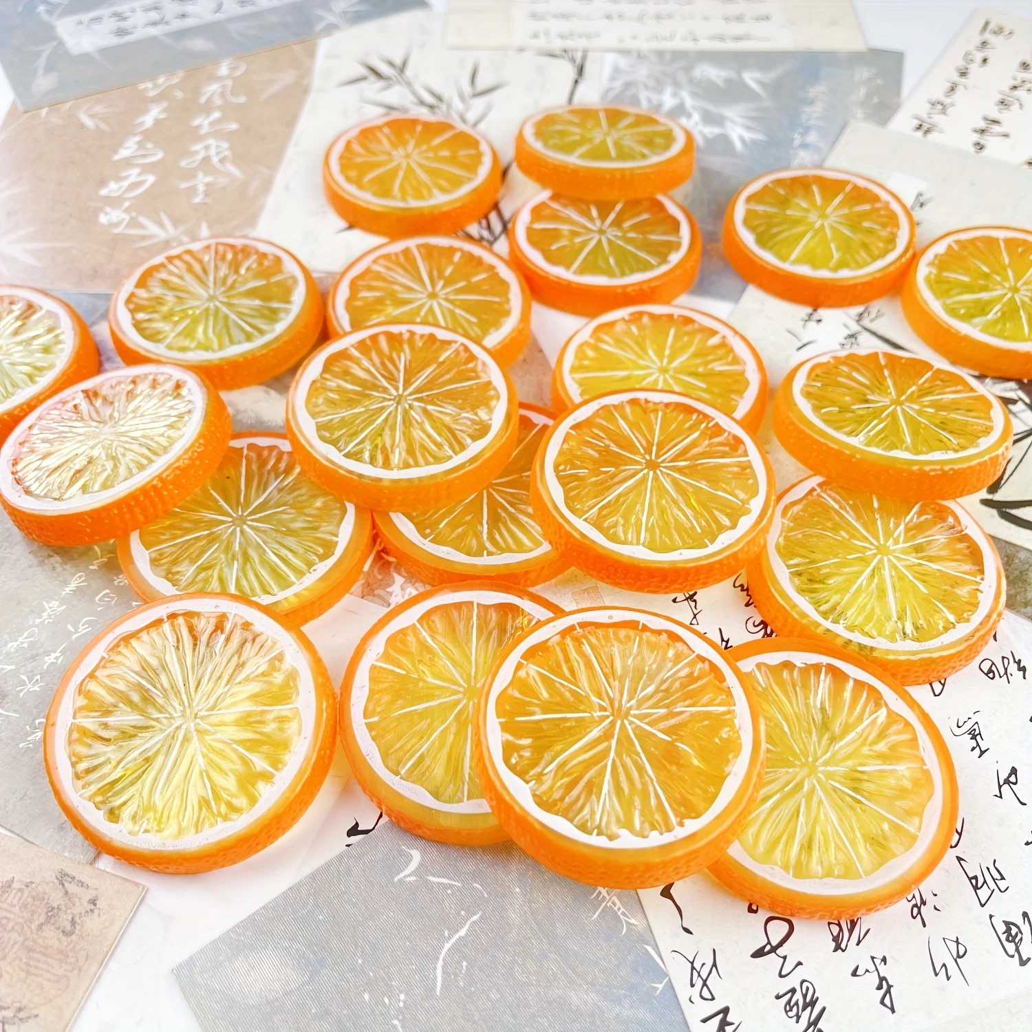 20 pezzi di frutta realistica, arance artificiali, frutta finta in plastica per la decorazione domestica, riunioni stagionali e vari tipi di stanze