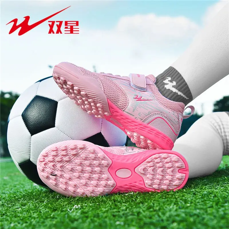 

Boys Football Shoes For Kids Teenagers Students Anti Slip Soccer Cleats Comfortable Lightweight Outdoor Athletic Training Sports