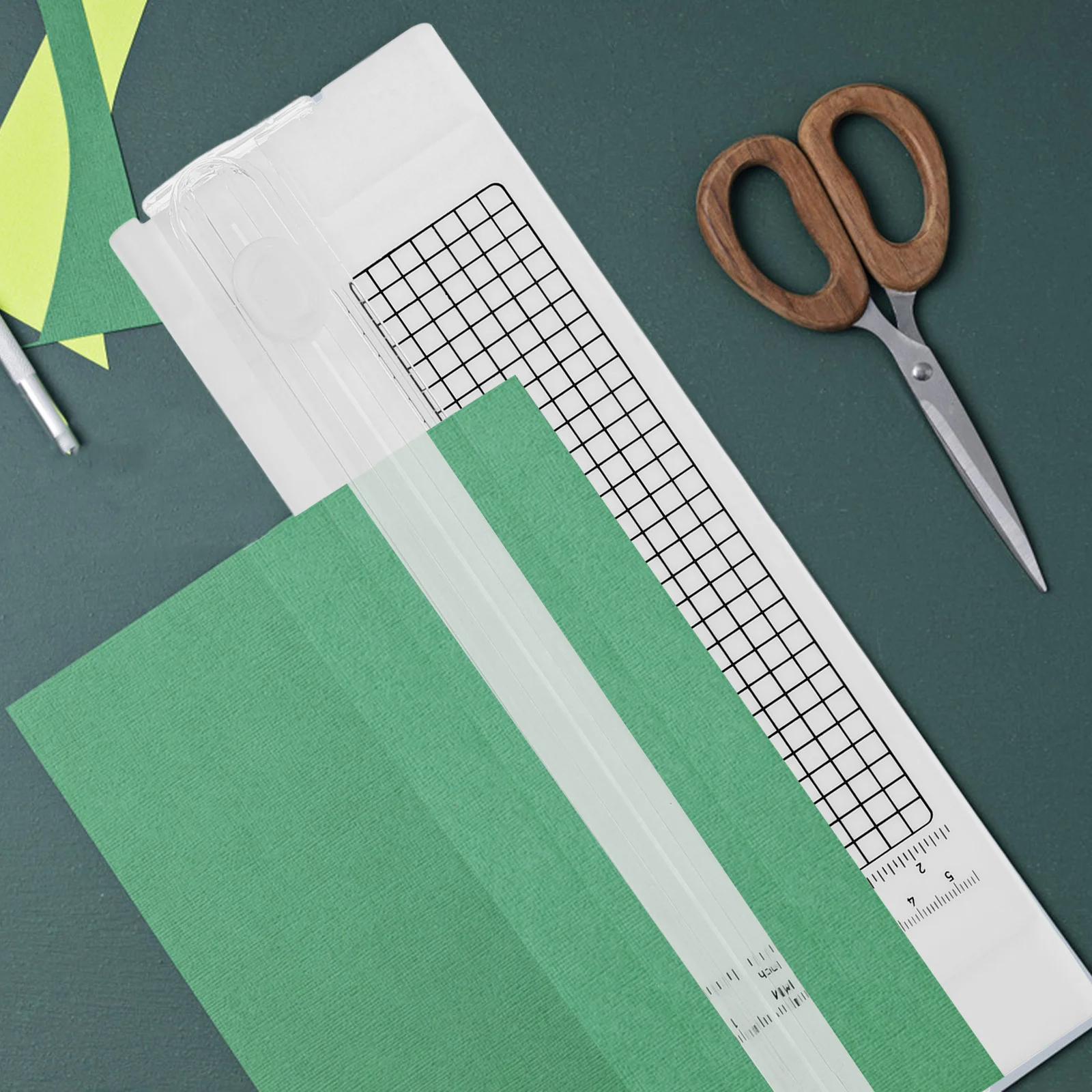 Small Convenient Paper Trimmer Manual Cutter for Scrapbooking Photos Crafting Tabletop Use Precision Cutting Tool Office