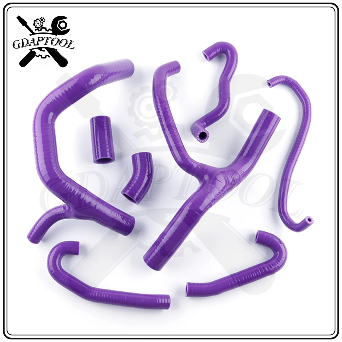 8PCS Motorcycle Silicone Radiator Coolant Hose Kit For 2004-2007 Honda CBR1000RR CBR 1000 RR SC57 2005 2006 view 3