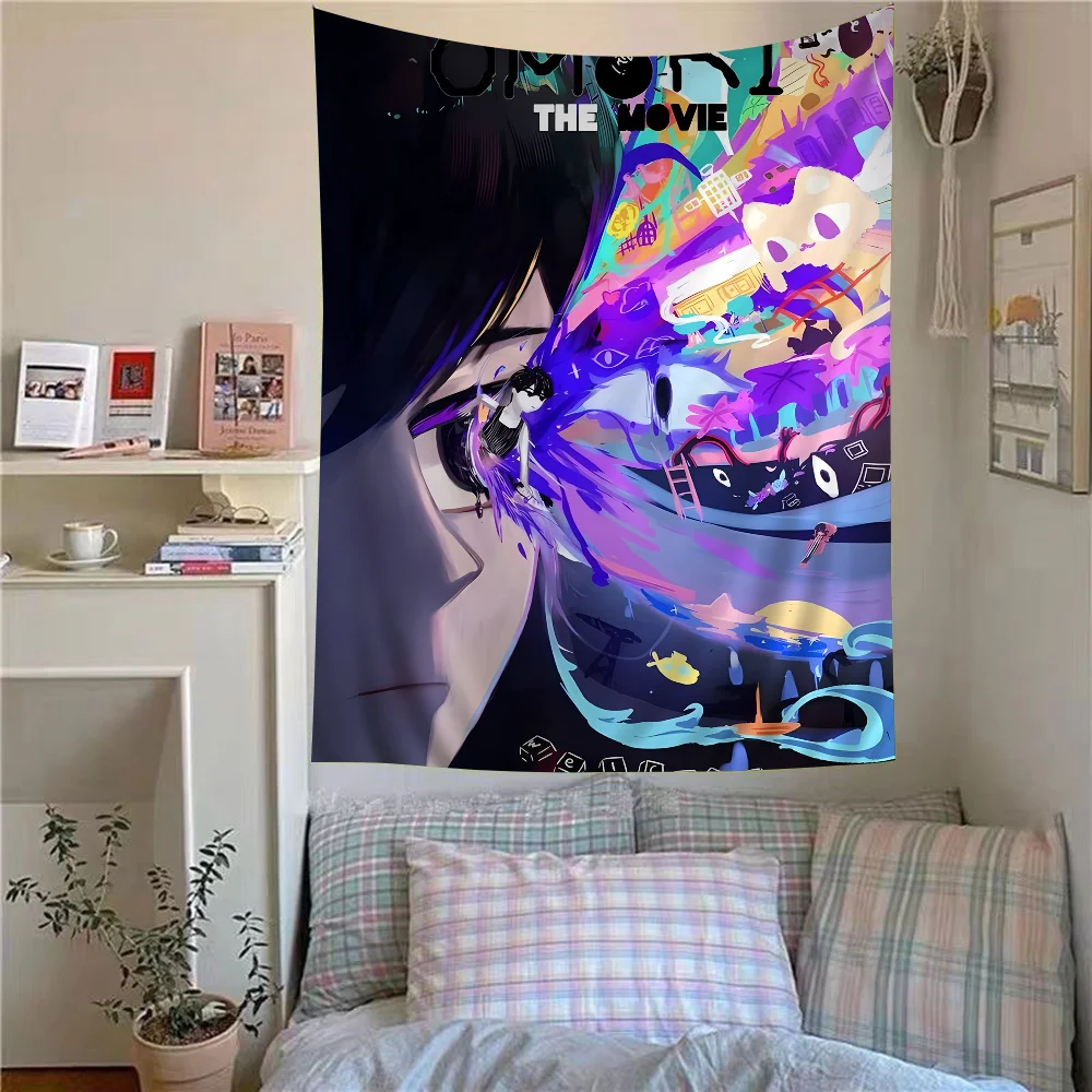 Omori Game Classic Anime Hanging Bohemian Tapestry Bohemian Wall Tapestries Mandala Kawaii Room Decor