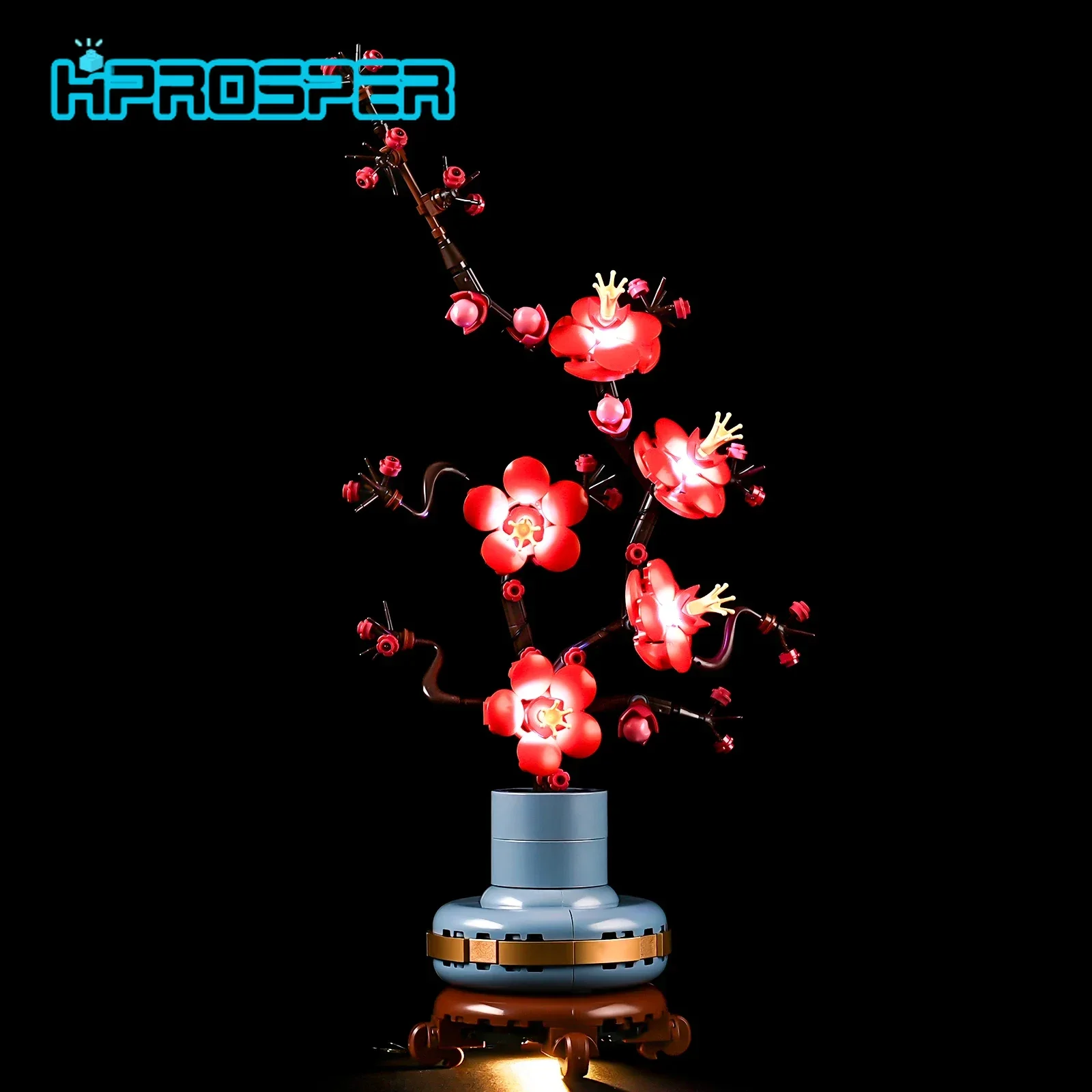 

HPROSPER 5V LED Lighting (No Model) For LEGO Icons Plum Blossom 10369 Light Up your Building Blocks With battery box