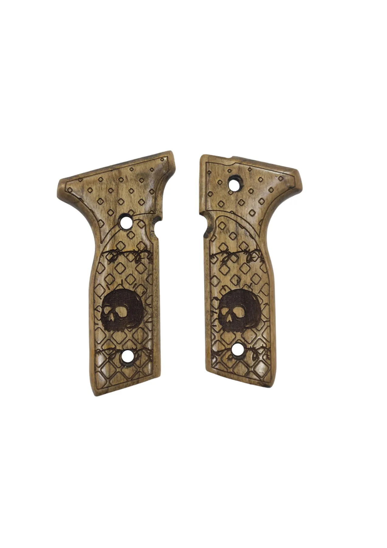 

Beretta Stoeger Compatible Laser Cut Wooden Grip 2022-8