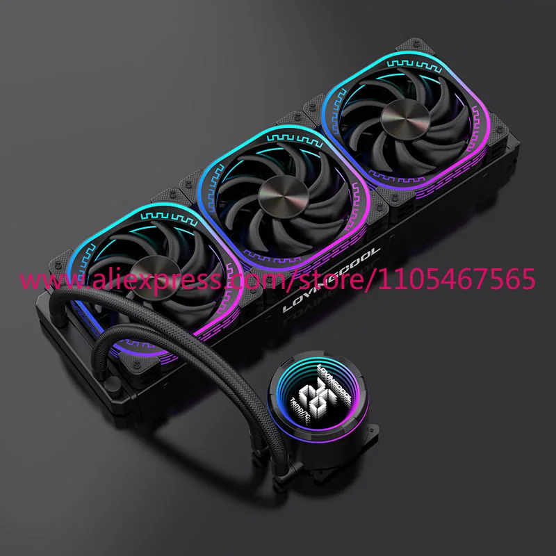

LOVINGCOOL 360mm Liquid Cooler Black Central Processor Water Computer Case Fan