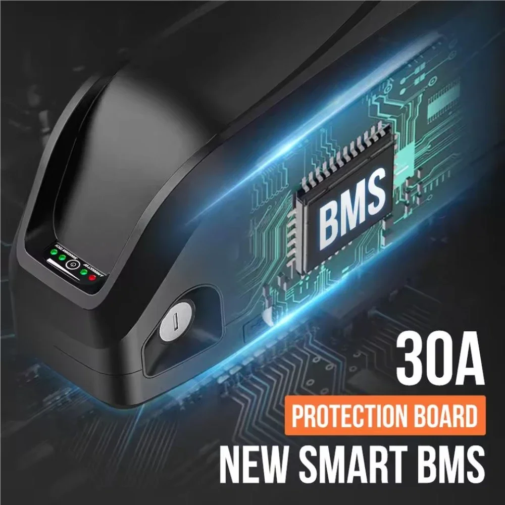 2026 Neue Hochwertige 48V Brandneue 20Ah 30Ah 40Ah Hailong-Batterie für Bafang BBS02 BBS03 BBSHD Motor + BMS Anpassbarer Stecker – Detail 4