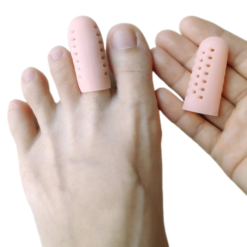 

6pieces=3pairs Finger Foot Protector Bunion Corrector Pedicure Gel Silicone Toe Separator Spacer Corn Callus Remover Pain Relief