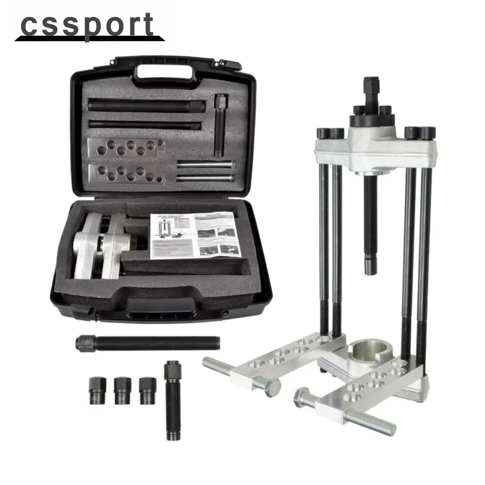 

90150 Aluminium + Iron Heavy Duty King Pin Press Removal Tool For Ram Chevrolet 3500 5500 Ford F-350 F-550 Volvo Black