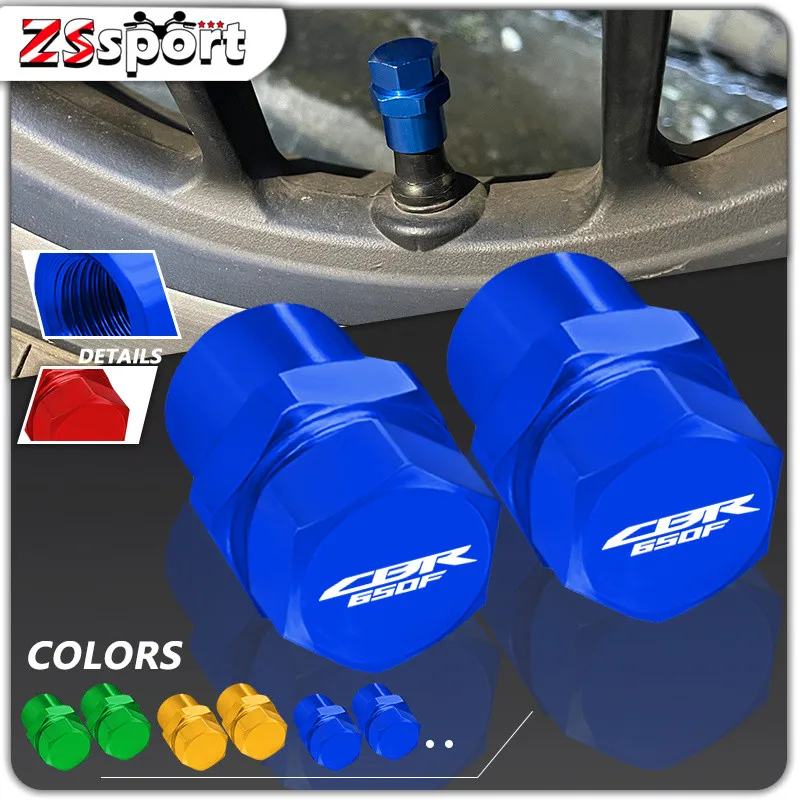 

For HONDA CBR650R CBR650F Motorcycle Accessories CNC Aluminum Wheel Tire Valve Caps Airtight Covers cbr 650r 650f