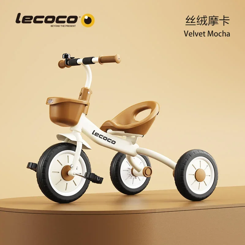 

Lecoco Leka Children's Tricycle Toddler Bicycle Inflatable Belt Push Rod Baby Stroller Baby Tricycle