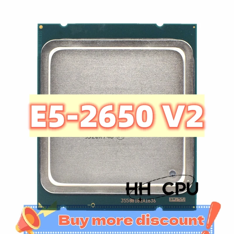 Xeon E5 2650 V2 LGA 2011 CPU Processor 8 CORE 2.6GHz 20M 95W SR1A8 E5 2650V2