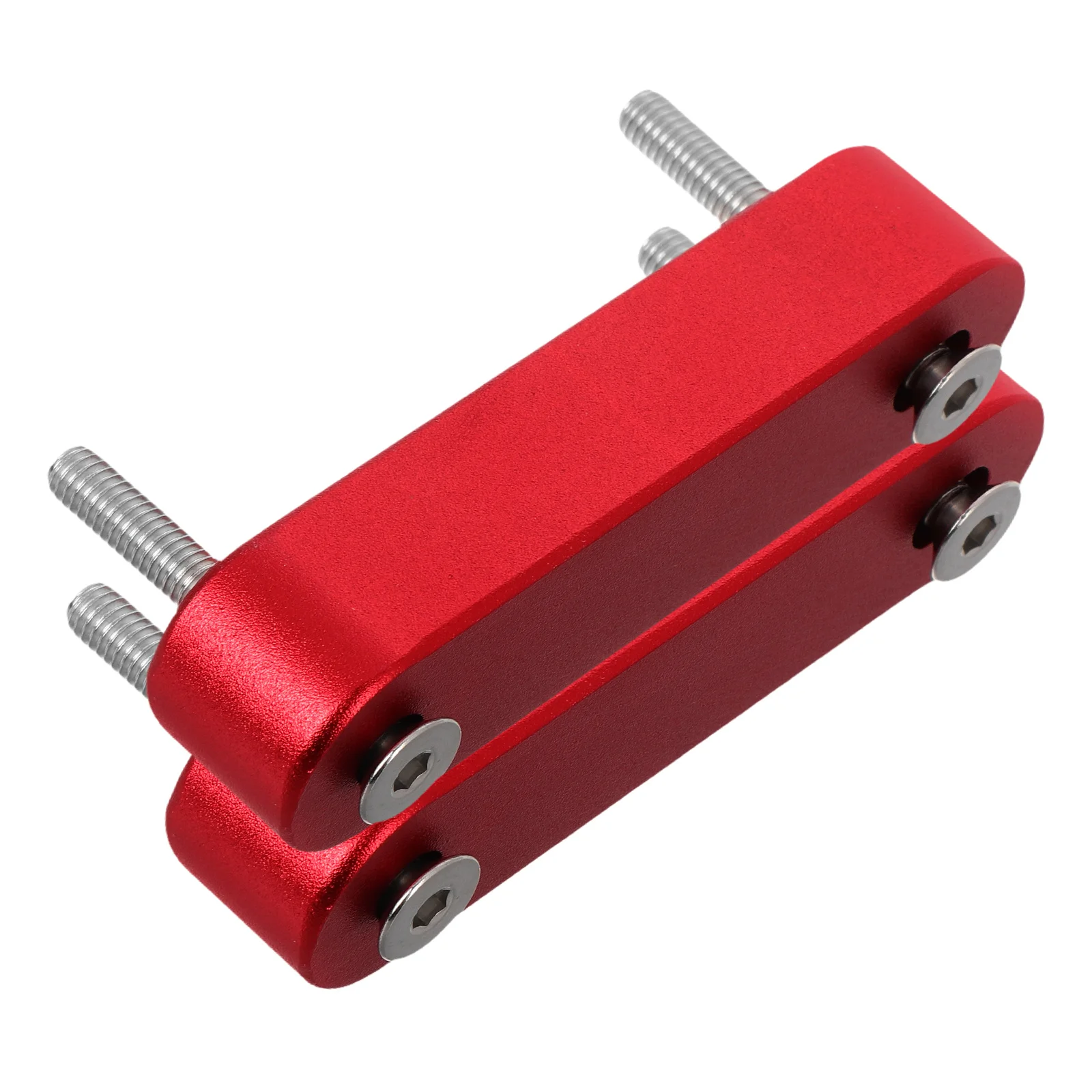 

2Pcs Hood Spacers Aluminum Alloy Engine Ventilation Heat Dissipation Pad Car Front Spacer Mats Auto Accessories