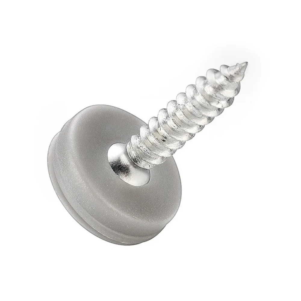 STONEGO 50PCS/Bag Practical Hinged Plastic Screw Fold Snap Protective Cap Button Nuts Cover Bolts Protect Furniture Decor image 4