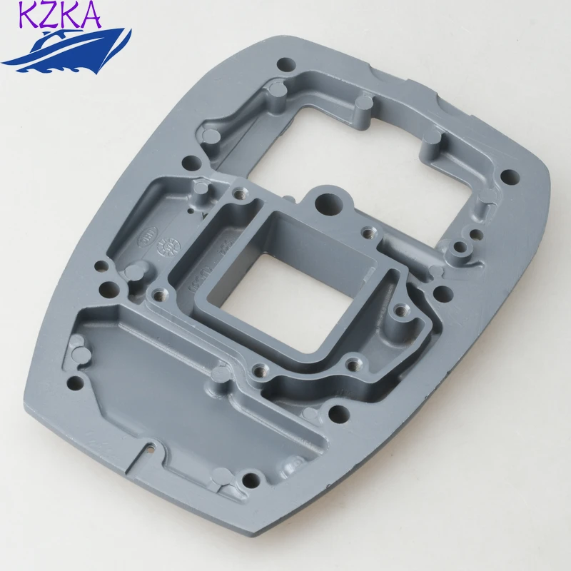Exhaust Guide Manifold Plate 6B4-41137 For Yamaha 2 Stroke 15D 9.9HP 15HP Boat Motor 6B4-41137-00 15B CA 6B4-41137-00-5B Engine