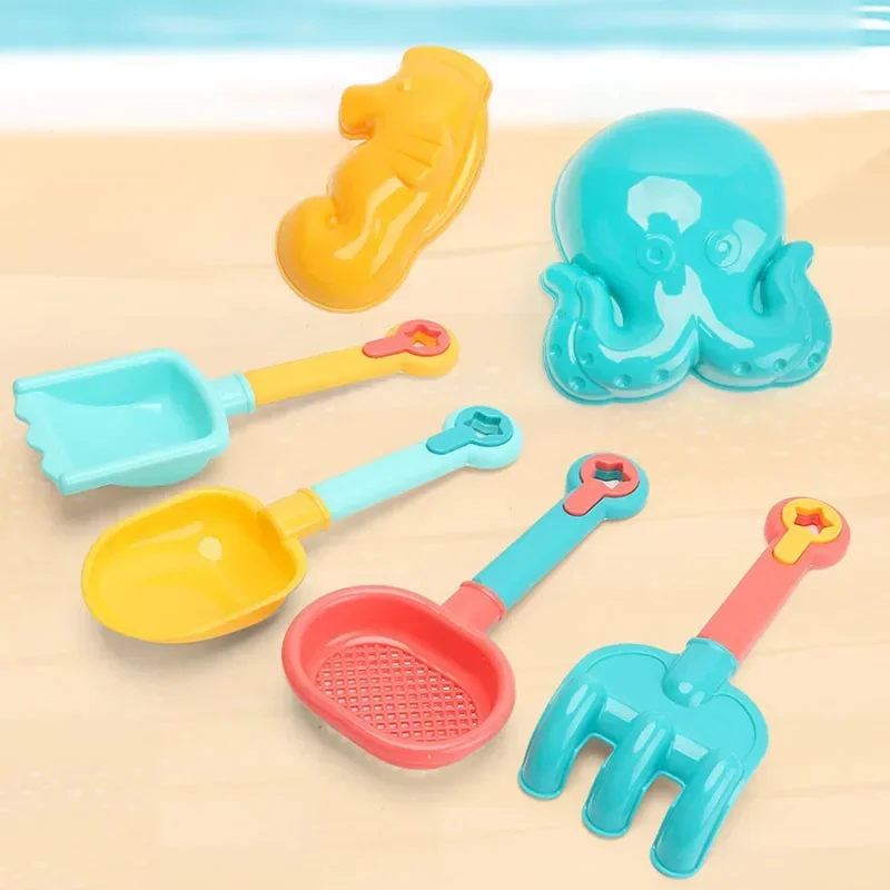 Children Sand Toys 18PCS Summer Beach Game Sand Bucket Shovel Silicone Sandbox Outdoor Water Fun Beach Toys kid gifts