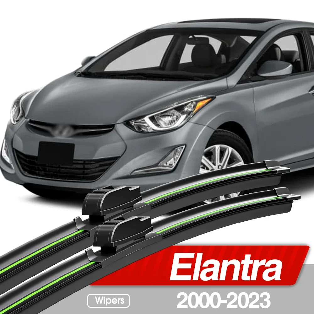 

For Hyundai Elantra 2000-2023 Front Windshield Wiper Blades 2x Windscreen Window Accessories 2001 2018 2010 2014 2016 2019 2020