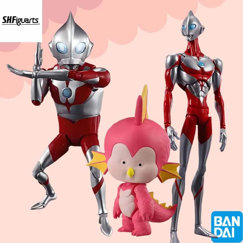 

Bandai Genuine SHF ULTRADAD ULTRAMAN & EMI [ULTRAMAN:RISING] Anime Action Figure Collectible Model Toys Ornaments Gift Children