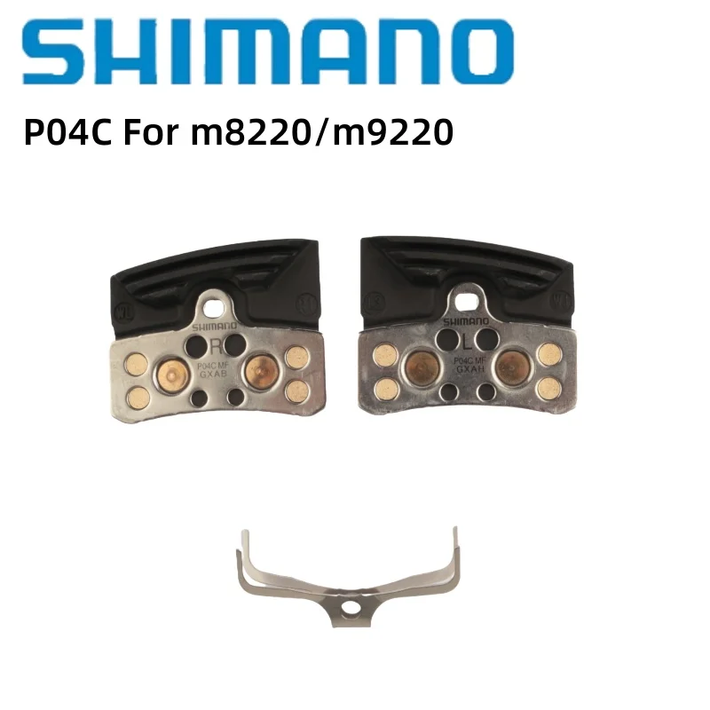 

Shimano P04C Brake Pad M8220/M9220 Metal Pads For Mountain Bike Deore XTR Cooling Fin Genuine Original