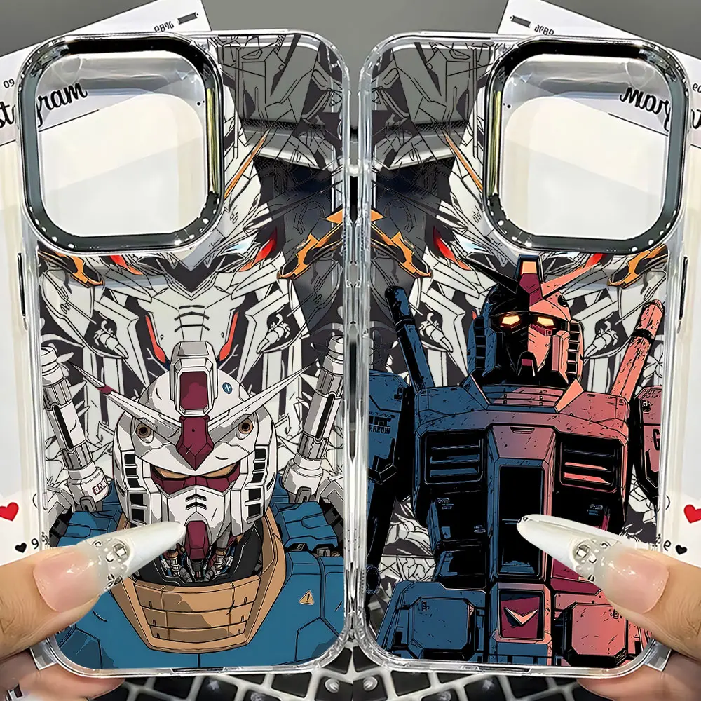 Mech GUNDAMS Phone Case for Samsung Galaxy S26 S25 S24 S23 S22 S21 S20 Note20 FE Ultra Edge Plus 4G 5G Transparent Soft Cover
