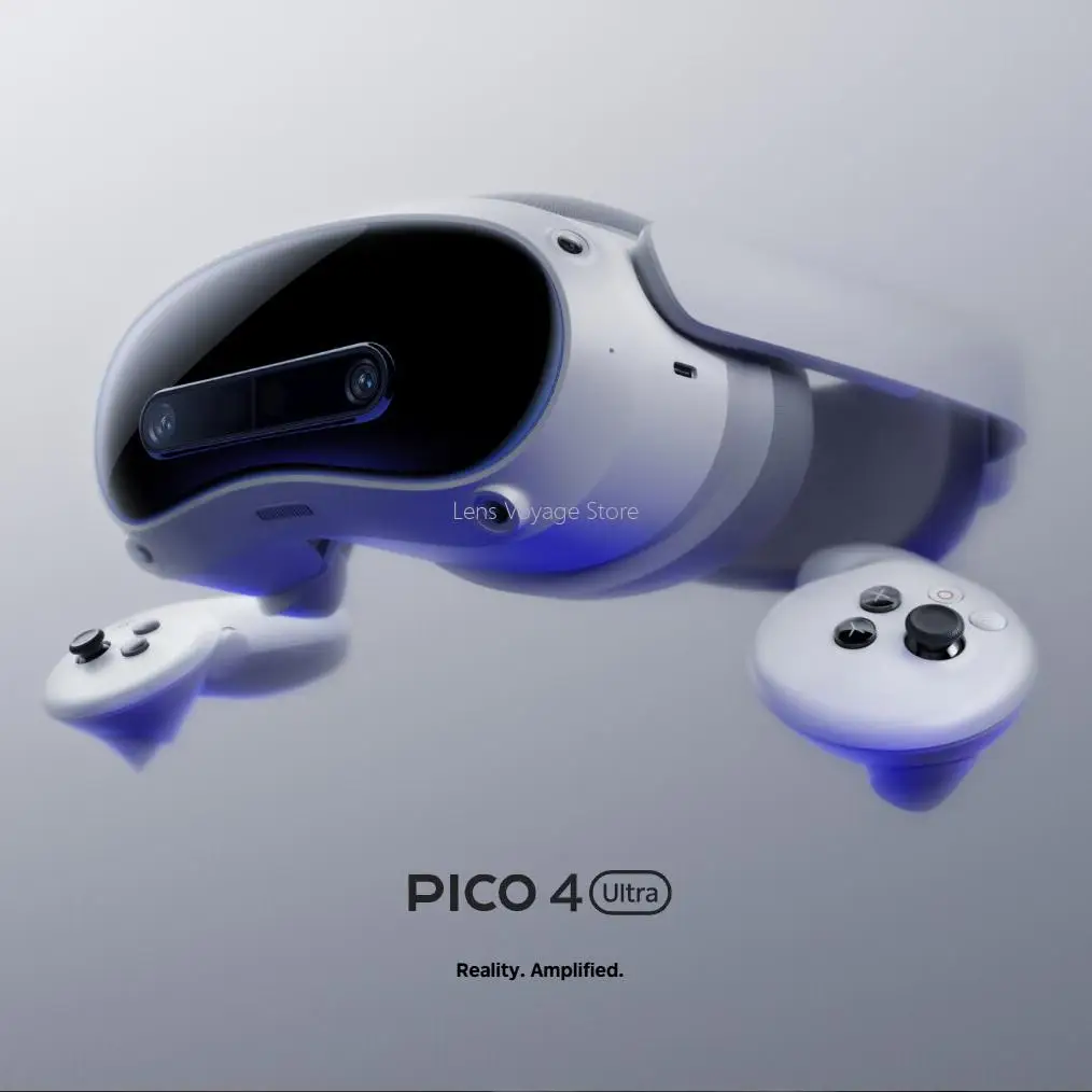 PICO4 울트라 12G + 256G VR MR 헤드셋, 혼합 현실 경험, 4K 쌍안 비전 디스플레이, 미러 맥 윈도우 폰 화면