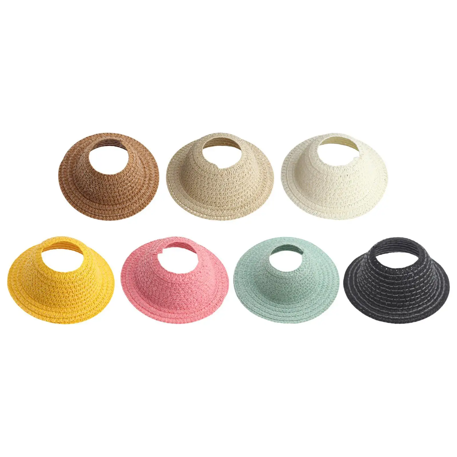 Miniature Doll Hat Headgear Cartoon Pretend Play DIY Soft Wide Brim Hat for 15cm 17cm Doll for Dolls Doll Hat Suit Dress up