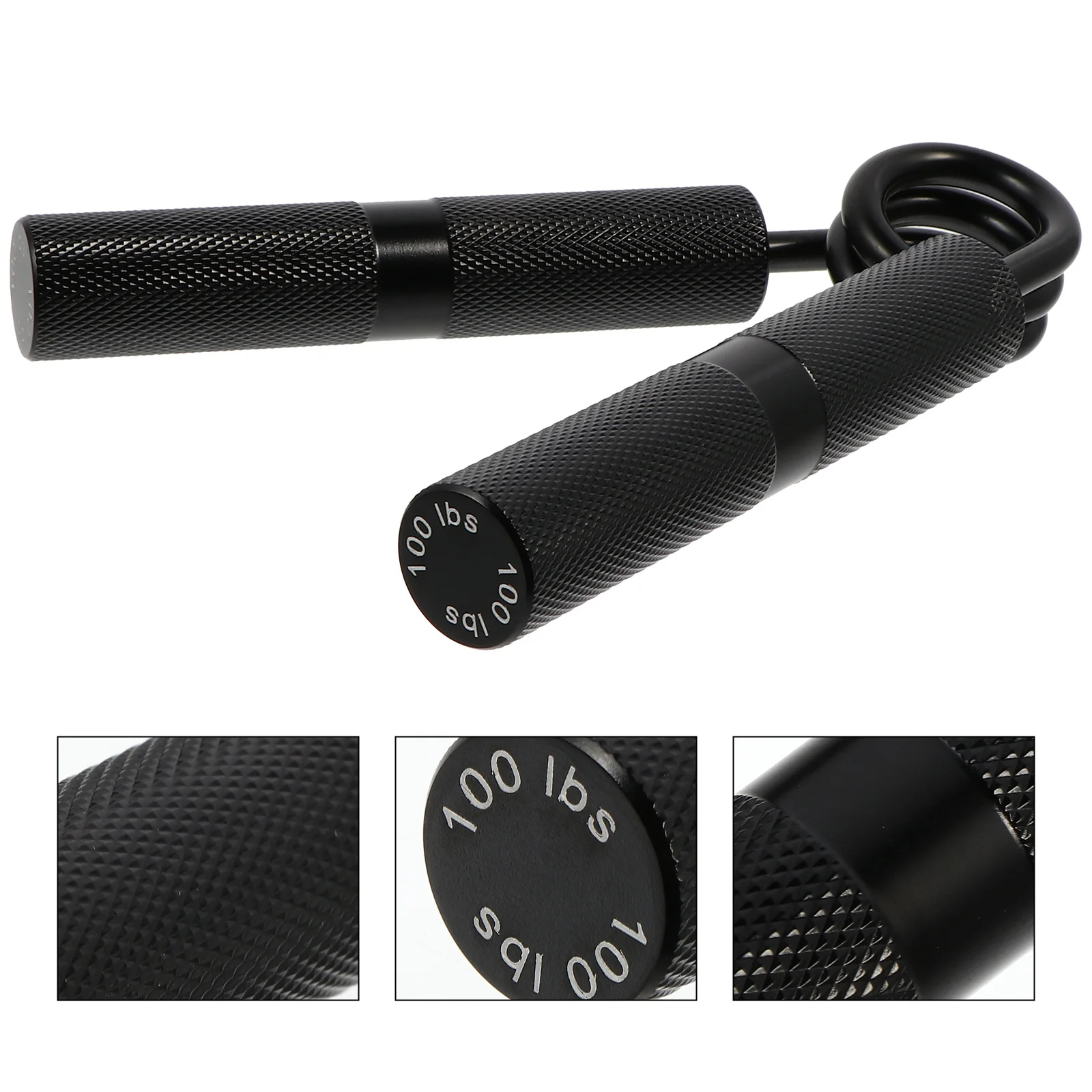 قطعة واحدة من قبضة اليد المعدنية شديدة التحمل لتمارين المعصم والساعد ومدرب اللياقة البدنية للرياضيين والتنس