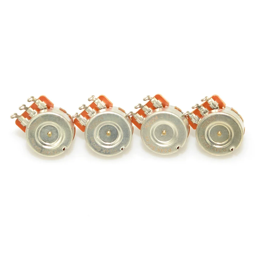

1pcs Short Shaft Guitar Potentiometers Brass 3/8" Threaded Shaft Pots A250K/B250K/A500K/B500K 15.5mm,19mm Guitar Accessories