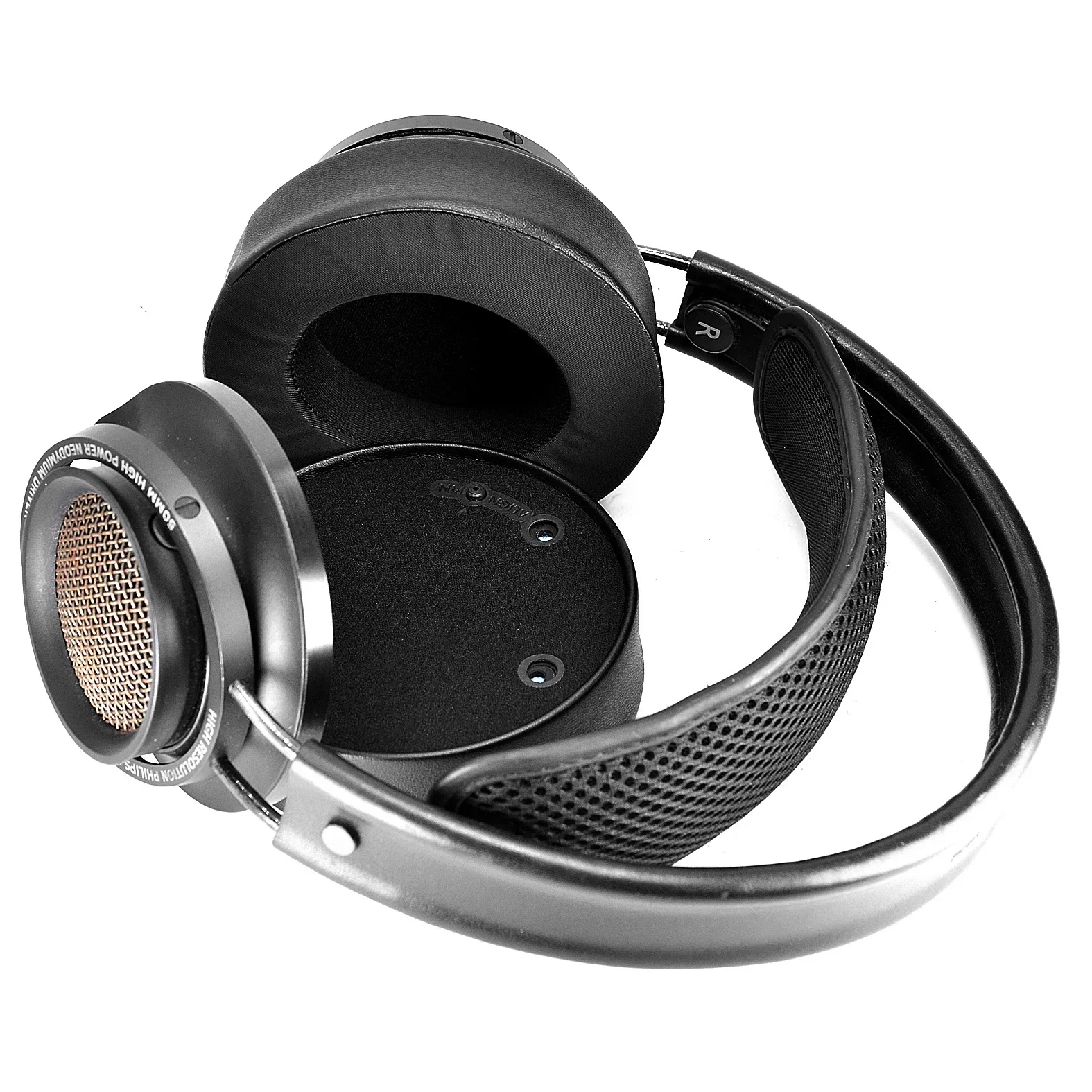 

Replacement Protein Skin/Breathable mesh fabric /Velvet Ear Pads For Philips Audio Fidelio X2HR X1 Headphones repair parts，