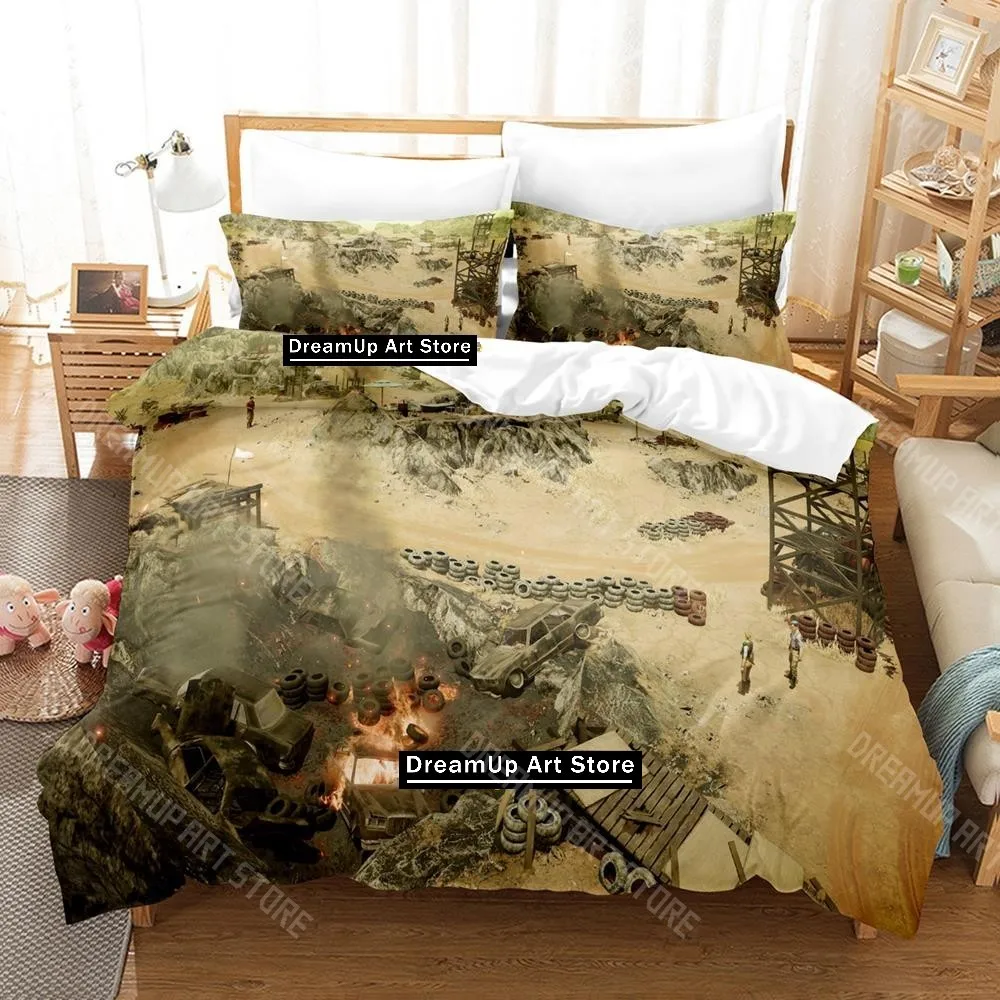 3D Printed Jagged Alliance 3 Game Bedding Set for Boys Girls Duvet Cover Pillowcase Twin Queen King Full Single Double Sizes