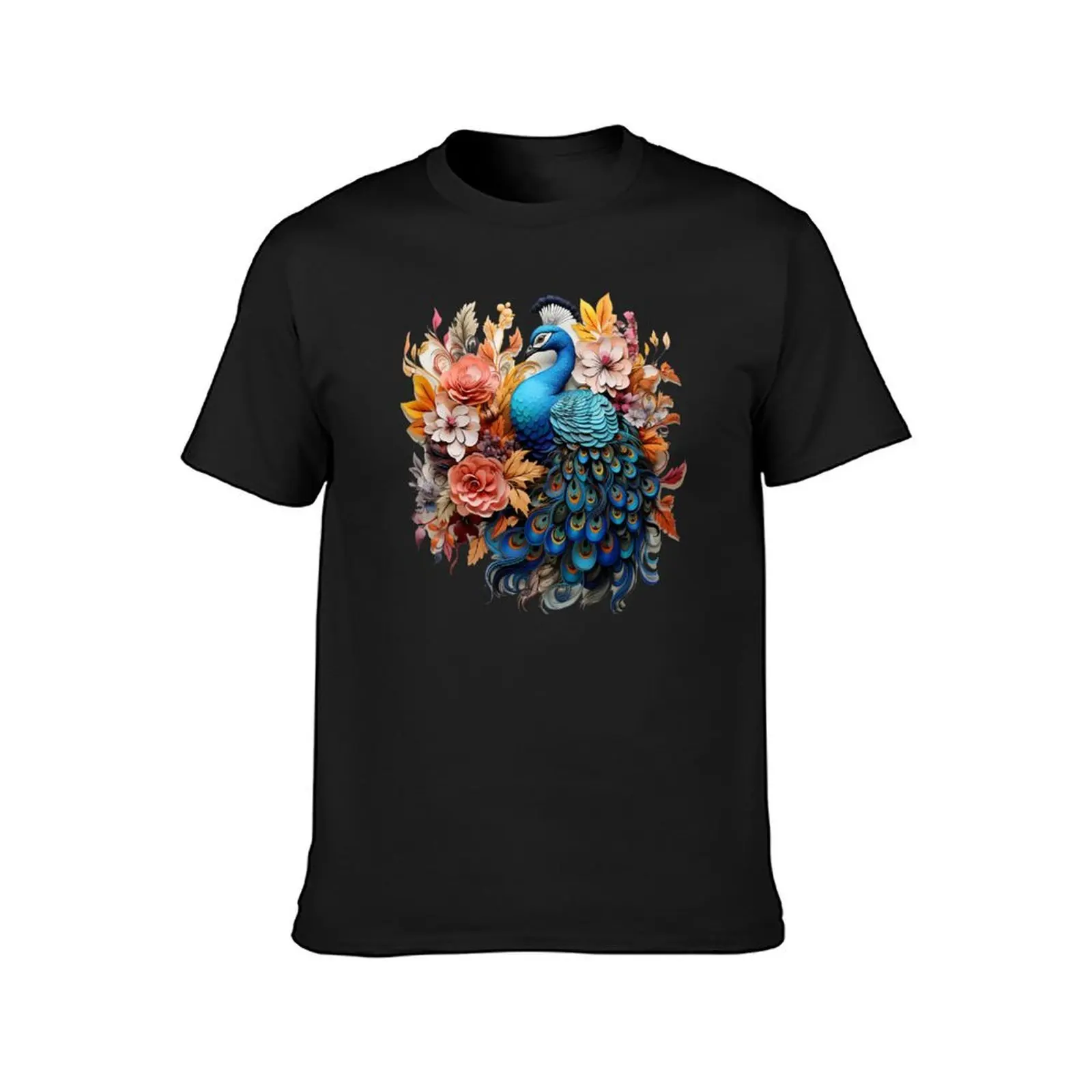 Peacock : I am beautiful. T-Shirt vintage for a boy plus size tops quick drying t shirt for men