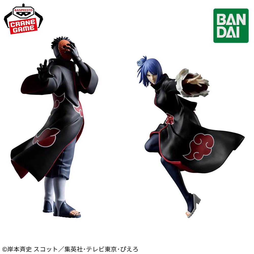 

BANDAI Naruto Shippuden VIBRATION STARS-TOBI & KONAN- Фигурка Модель Аниме Натуральная игрушка в штучной упаковке
