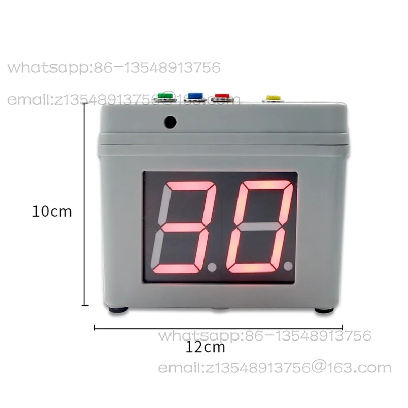 Four-sided chess and card competition timer, board game countdown chess and card scoring display
