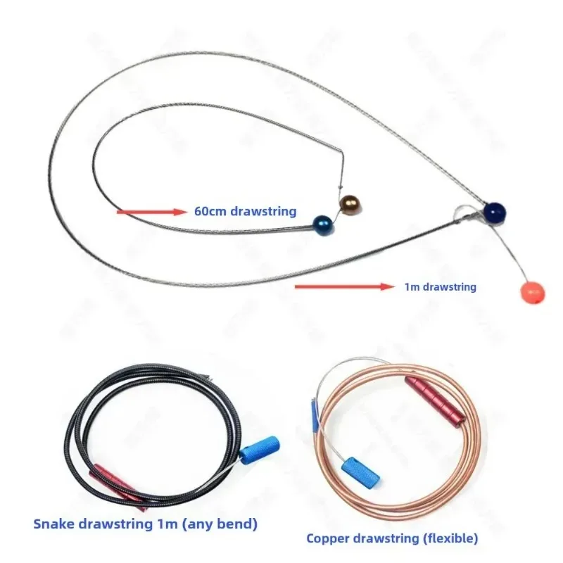 Automotive Special Tool 60cm 80cm 100cm Cable Pull Rope Stainless Steel Version for Car Center Control Cable Opening