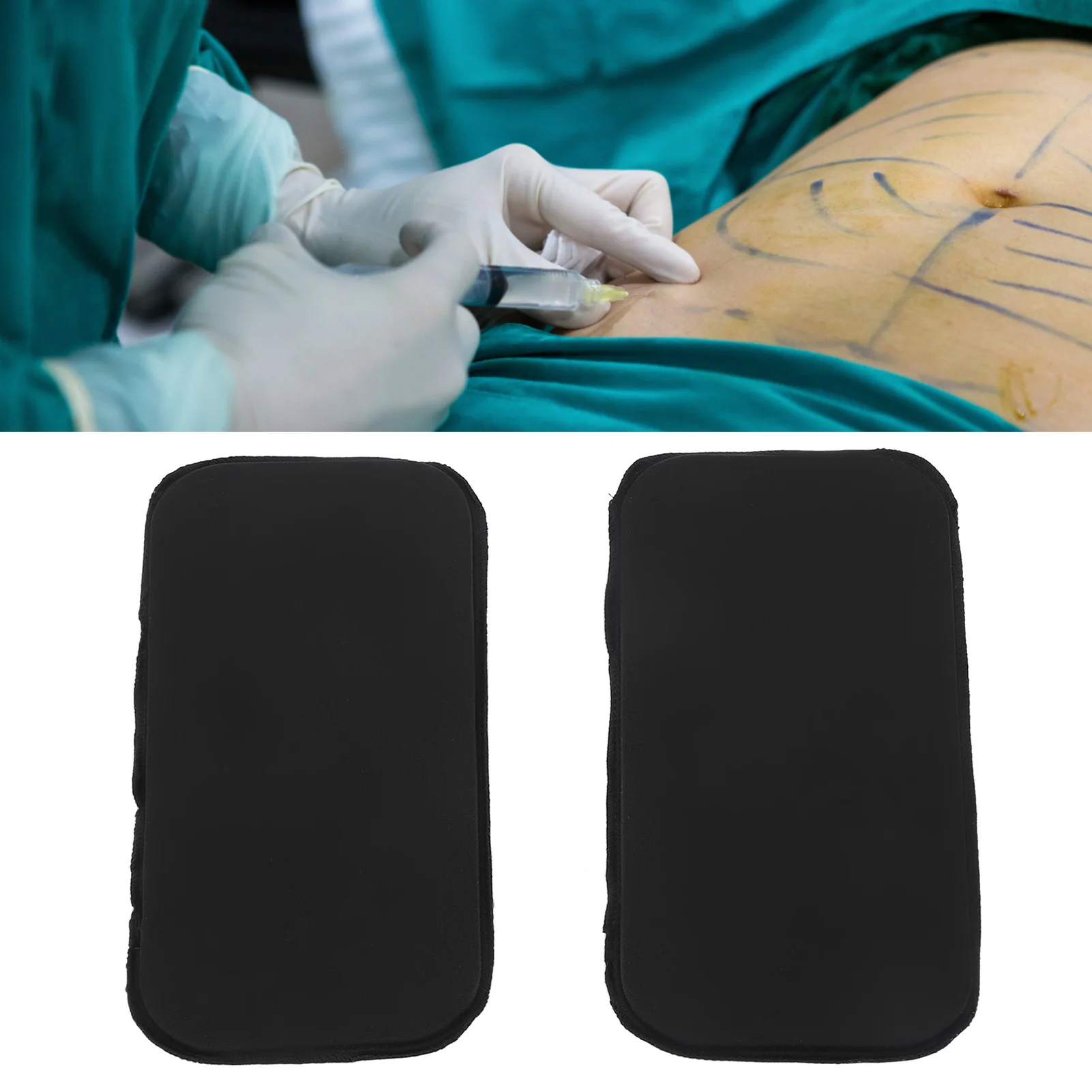 2pcs Post Surgery Sponge Sheet Women Liposuction Compression Board Abdominal Fixing Protector Abdominal Compression Board