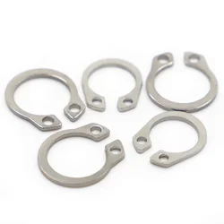 5-50pcs GB894 M3-M50 Circlips for Shaft Type C Shaft Retaining Ring Circlip Spring Lock Washer Stainless Steel Circlip Snap Ring