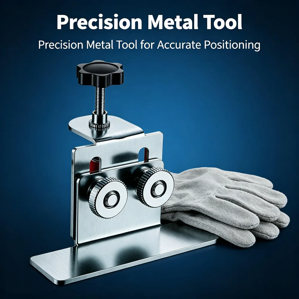 Adjustable Stainless Steel Cabinet Fix Clamp Drawer Front Positioning Jig Woodworking Furniture Cabinet Install Auxiliary Tool