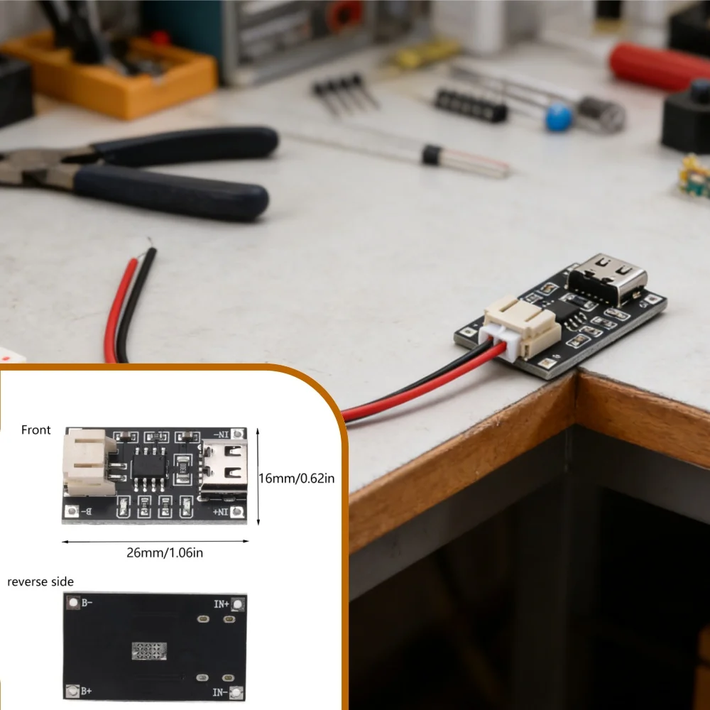 5V Type-C 3.7V Lith…
