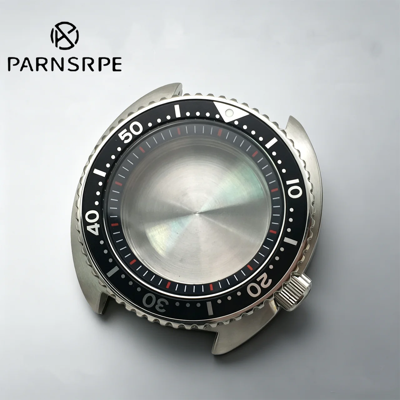 45mm stainless steel diving watch case sapphire crystal surface with 28 5mm dial suitable for NH35 NH36 movement