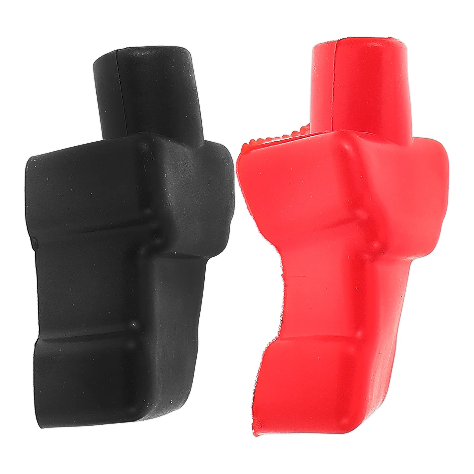 2 Pcs Protective Cover Terminal Insulating Boots Car Insulation Sports Auto Vehicle Caps Plastic Power Lug