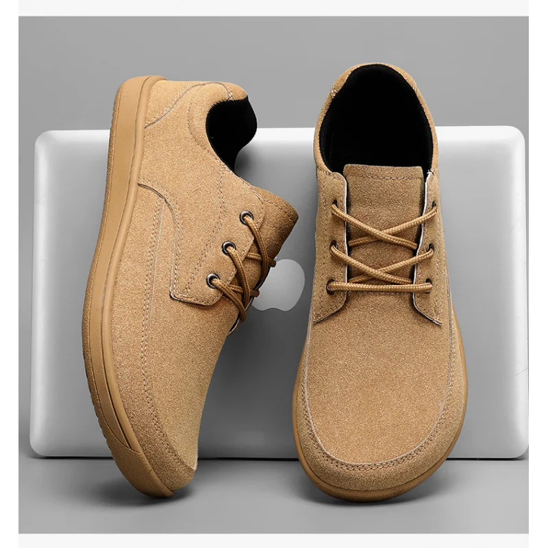 

Wide toe sports shoes for men in winter, with plush big toe shoes, warm cotton shoes, oversized soles, widened feet, men's runni