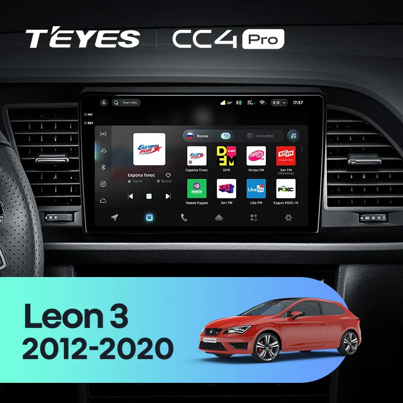 TEYES CC4 PRO For Seat Leon 3 2012 - 2020 CarPlay Radio Multimedia Stereo Car Play Android Auto 2DIN Autoradio