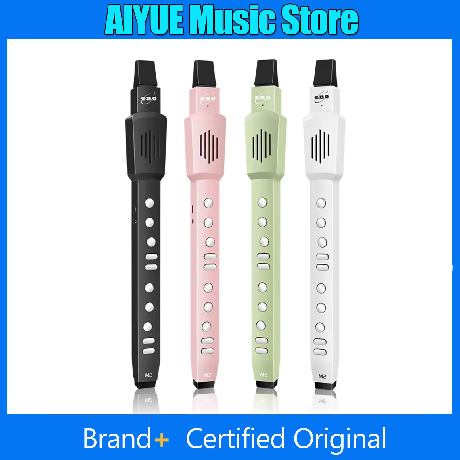 

ENO Electric Blowpipe Electronic Wind Saxophone Flute 12 Built-in Tone Mini Saxophone 5 Sensitivity 12 keys Electric Flute