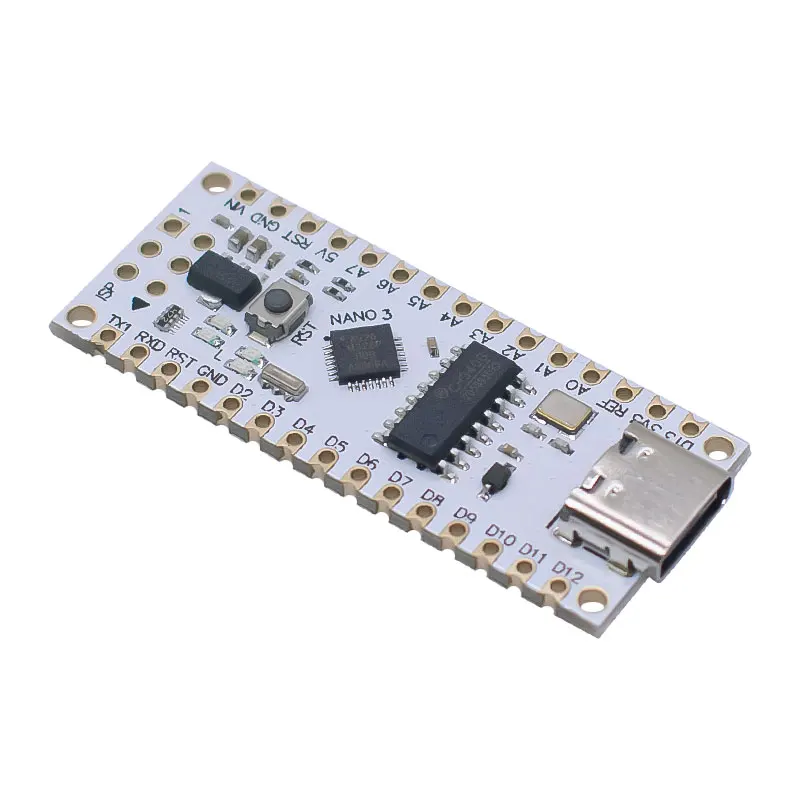 WAVGAT Type-C NANO V3.0 ATmega328P CH340G 5V 16M moduł mikrokontrolera płyta rozwojowa dla Arduino 328P CH340 ATMEGA328P-AU — zdjęcie 5