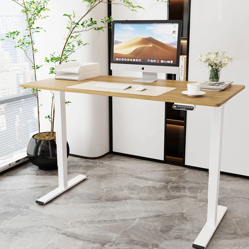 Double-Motor Intelligent Electric Lifting Table Home Office Computer Desk Teenagers Study Table Desk Leg E5s