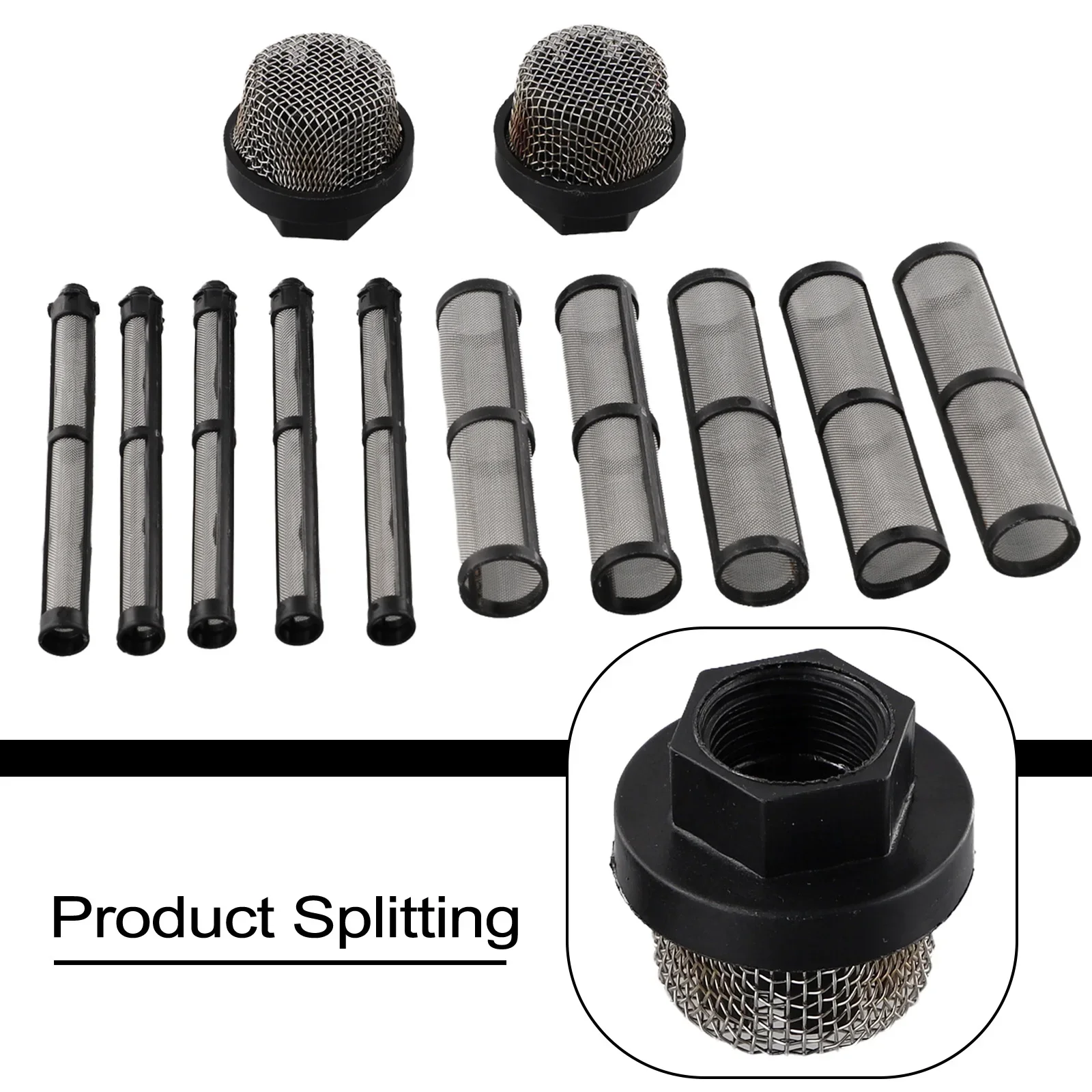 Set mesin dan Filter lengkap untuk penyemprot tanpa udara perlindungan yang ditingkatkan kompatibel dengan berbagai model solusi hemat biaya