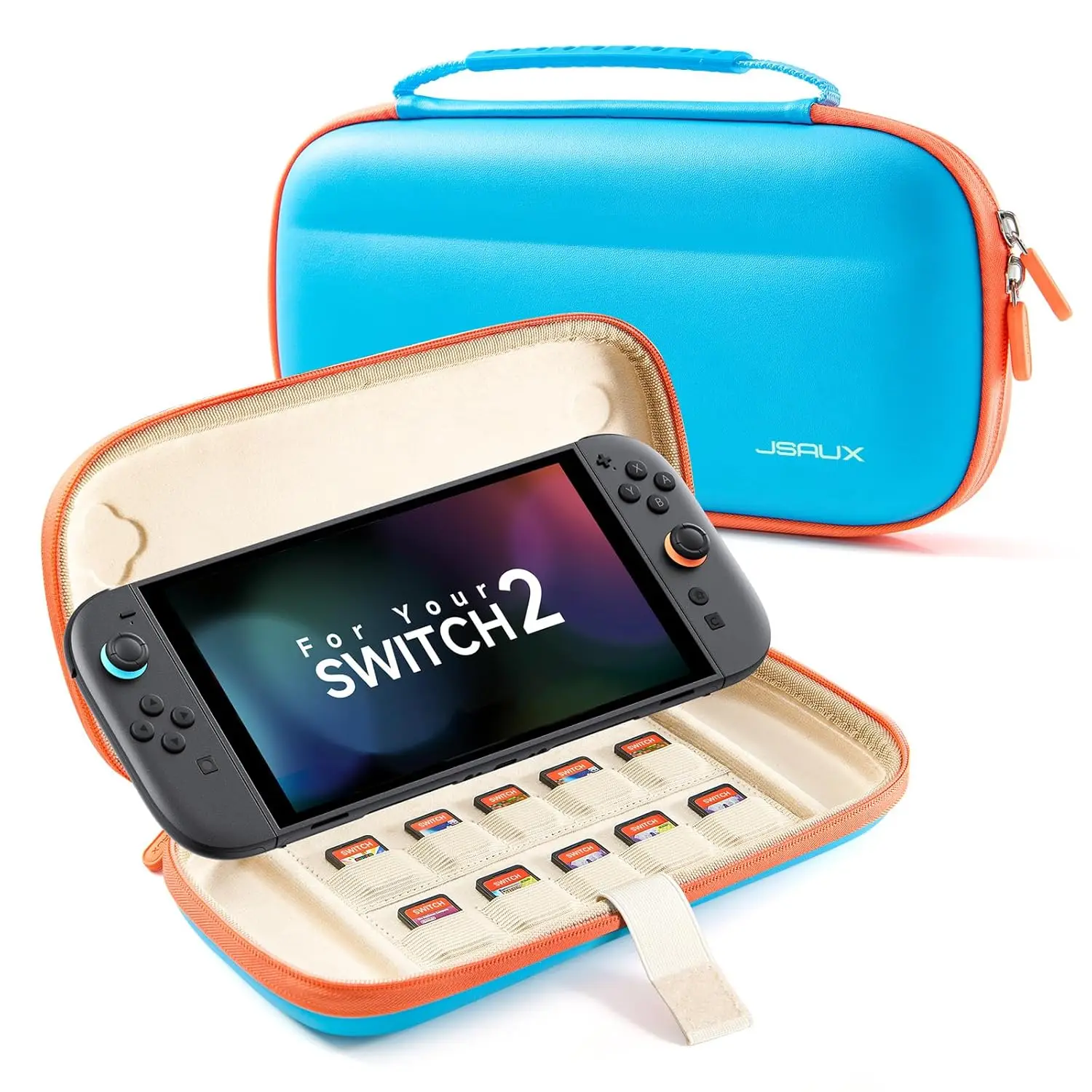 

Slim Carrying Case Compatible with Nintendo Switch 2 2025, Hard Shell Travel Case, Portable Hard Shell Storage Bag for Switch 2