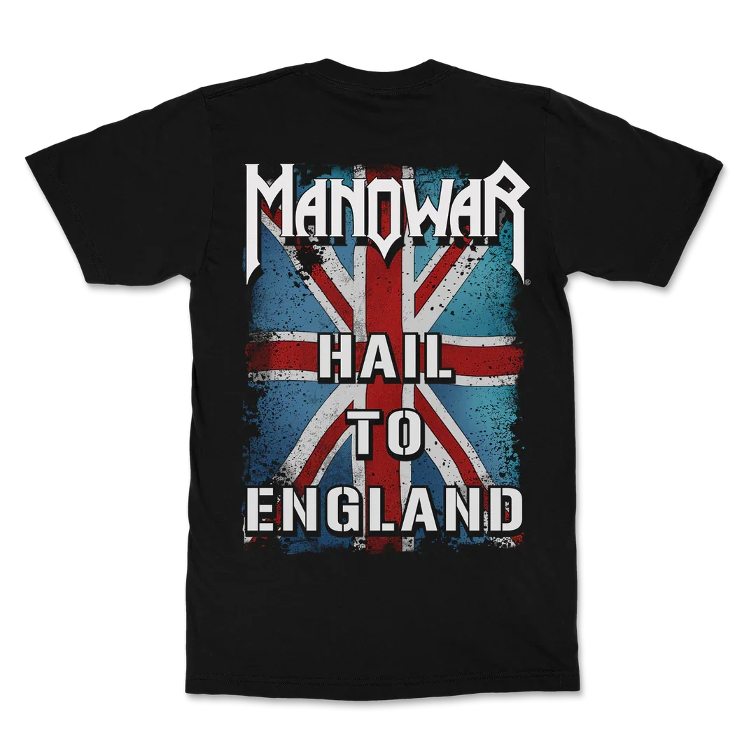 تي شيرت Manowar Hail To England 2019 فاخر راقي لكل من الرجال والنساء توصيل مجاني Y2k